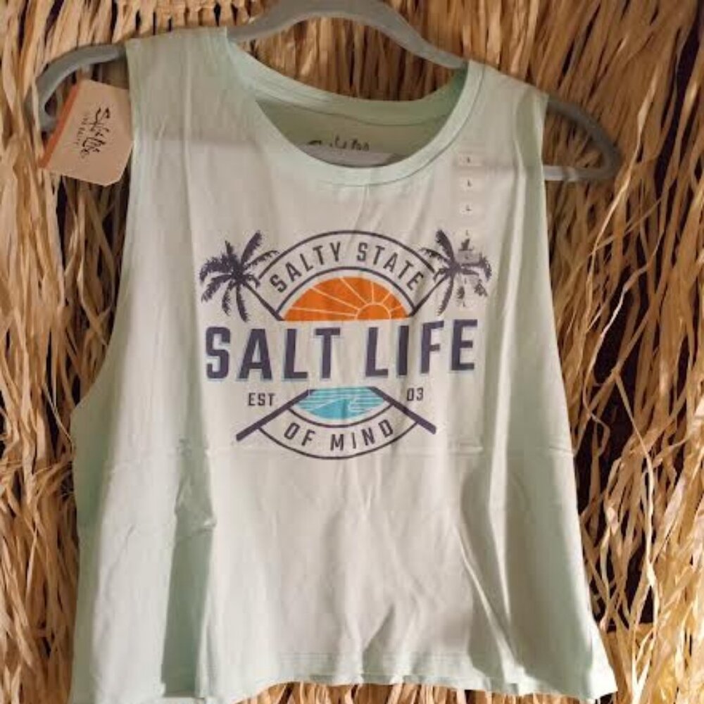 NWT Salt Life crop sleveless T shirt